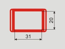 Курсор № 2 - 20 x 31 мм.